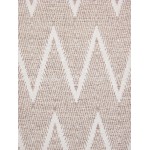 Pasargad Home Area Rug Simplicity Hand-Woven Cotton Beige 4' 0" X 6' 0"