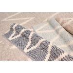 Pasargad Home Area Rug Simplicity Hand-Woven Cotton Beige 5' 0" X 8' 0"