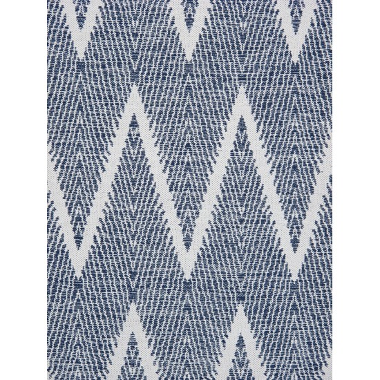 Pasargad Home Area Rug Simplicity Hand-Woven Cotton Navy 4' 0" X 6' 0"