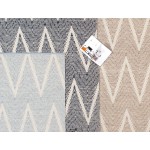 Pasargad Home Area Rug Simplicity Hand-Woven Cotton Navy 4' 0" X 6' 0"