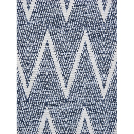 Pasargad Home Area Rug Simplicity Hand-Woven Cotton Navy 5' 0" X 8' 0"