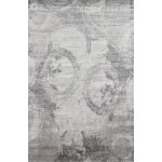 Pasargad Home Modern Collection Hand-Knotted Silk Area Rug- 5\' 6" X 8\' 6"
