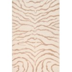 Pasargad Home Area Rug Edgar Tufted Silk, wool Ivory 6X 9