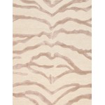 Pasargad Home Area Rug Edgar Tufted Silk, wool Ivory 6X 9