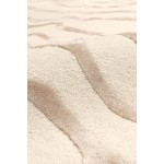 Pasargad Home Area Rug Edgar Tufted Silk, wool Ivory 6X 9