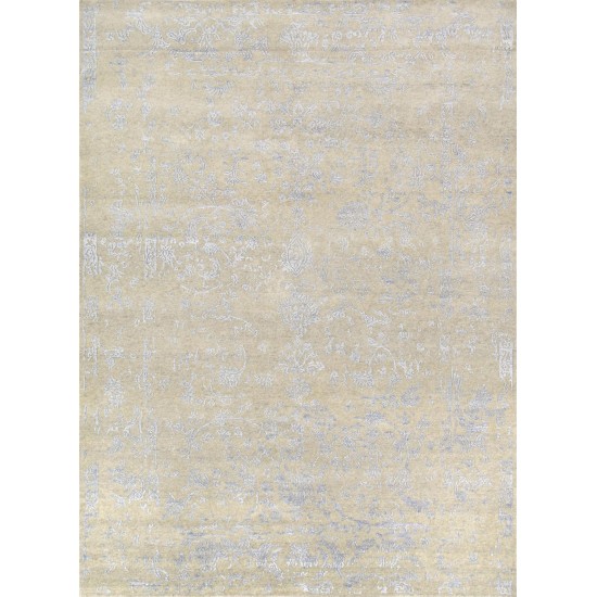 Pasargad Home Transitional Hand-Knotted Lamb's Wool Area Rug- 5' 8" X 7' 10"