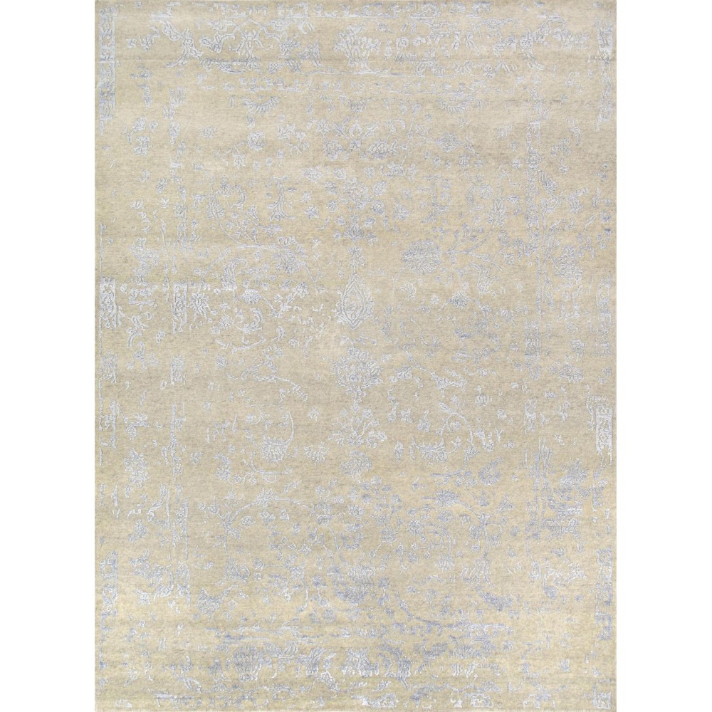 Pasargad Home Transitional Hand-Knotted Lamb's Wool Area Rug- 5' 8" X 7' 10" Pasargad Home Transitional Hand-Knotted Lamb's Wool Area Rug- 5' 8" X 7' 10"