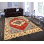 Pasargad Home Serapi Hand-Knotted Lamb's Wool Area Rug-12' 2" X 15' 2"