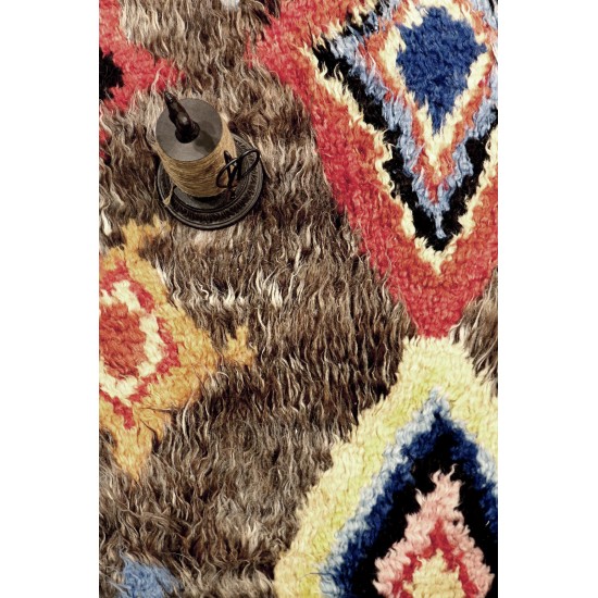 Pasargad Home Casablanca Collection Hand-Knotted Wool Area Rug- 5'10" X 8'10"