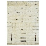 Pasargad Home Moroccan Collection Hand-Knotted Wool Runner 7'10" X 10' 0"