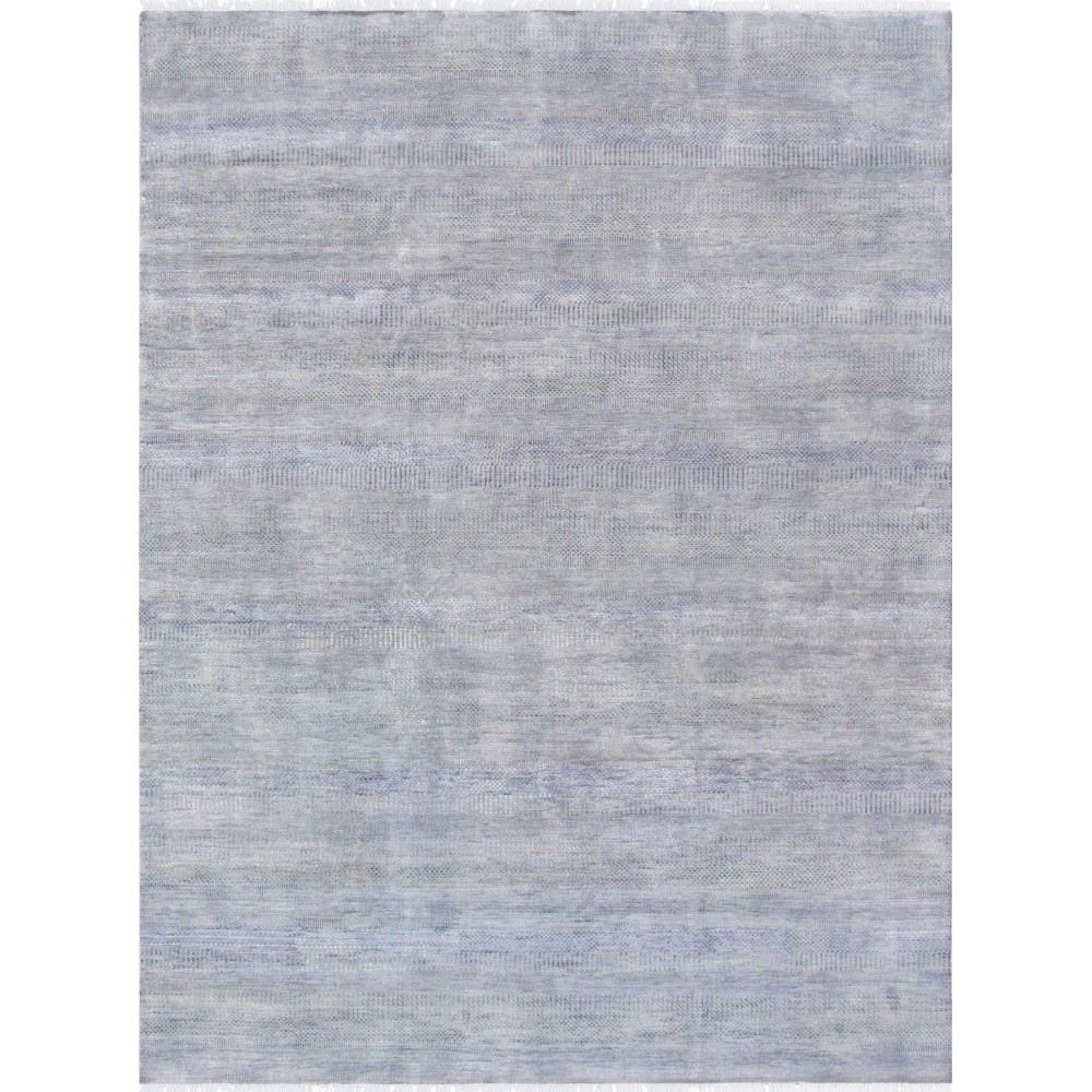 Pasargad Home Transitional Hand-Knotted Silk & Wool Area Rug- 9' 1" X 12' 3"