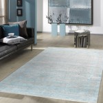 Pasargad Home Transitional Hand-Knotted Silk & Wool Area Rug- 8' 11" X 12' 0"