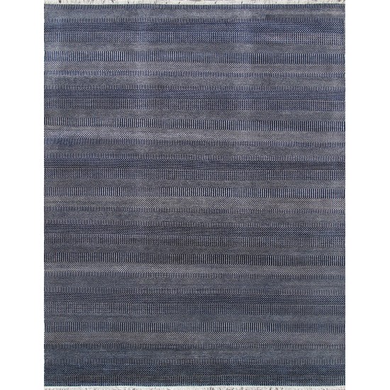 Pasargad Home Transitiona Hand-Kontted Silk & Wool Area Rug- 4' 1" X 6' 3"