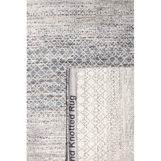 Pasargad Home Transitiona Collection Hand-Knotted Wool Area Rug- 9' 1" X 12' 0"