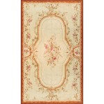 Pasargad Home Antique Abusson Beige Lamb's Wool Area Rug-11' 4" X 19' 0"