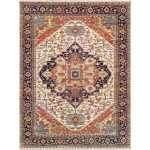 Pasargad Home Serapi Collection Hand-Knotted Wool Area Rug- 9'11" X 14' 1"