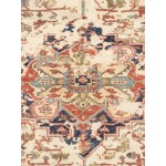 Pasargad Home Serapi Hand-Knotted Wool Area Rug (9'11" X 10' 2", Ivory)