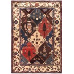 Pasargad Home Vintage Bakhshayesh Multi Lamb's Wool Area Rug- 4' 4" X 6' 5"