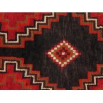 Pasargad Home Vintage Shiraz Collection Red Lamb's Wool Area Rug- 4' 2" X 7' 2"