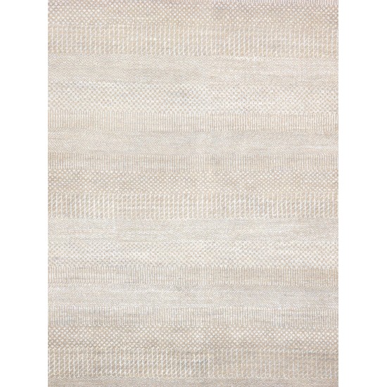 Pasargad Home Transitional Hand-Knotted Silk & Wool Area Rug- 11' 10" X 15' 9"