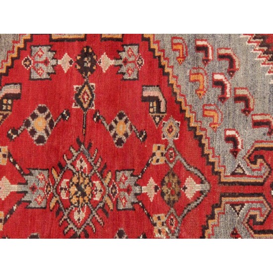 Pasargad Home Vintage Collection Lamb's Wool Area Rug- 4' 3" X 7' 2"