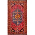 Pasargad Home Vintage Collection Lamb\'s Wool Area Rug- 4\' 1" X 7\' 3"