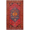 Pasargad Home Vintage Collection Lamb's Wool Area Rug- 4' 1" X 7' 3"