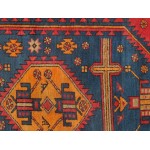 Pasargad Home Vintage Collection Lamb's Wool Area Rug- 4' 1" X 7' 3"