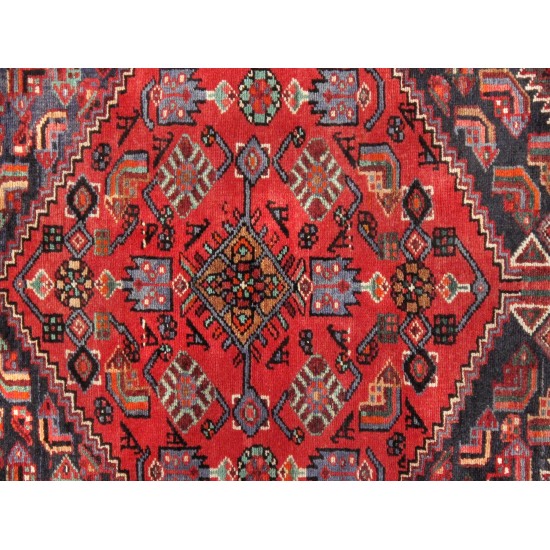 Pasargad Home Vintage Collection Lamb's Wool Area Rug- 4' 2" X 6' 7"