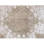 Pasargad Home Vintage Overdye Beige Lamb's Wool Area Rug- 9' 2" X 12' 6"