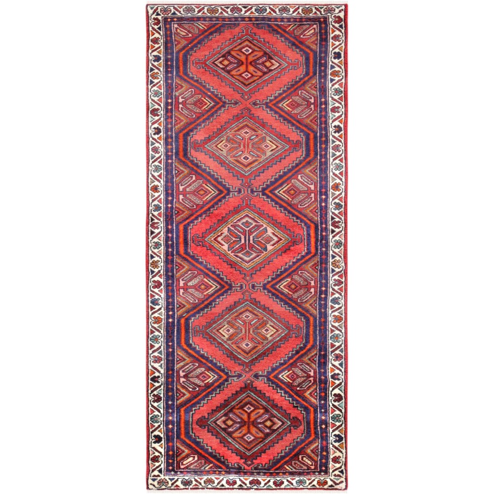 Pasargad Home Vintage Collection Lamb's Wool Runner- 2' 4" X 5'10"