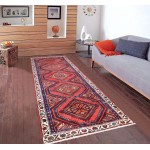 Pasargad Home Vintage Collection Lamb's Wool Runner- 2' 4" X 5'10"