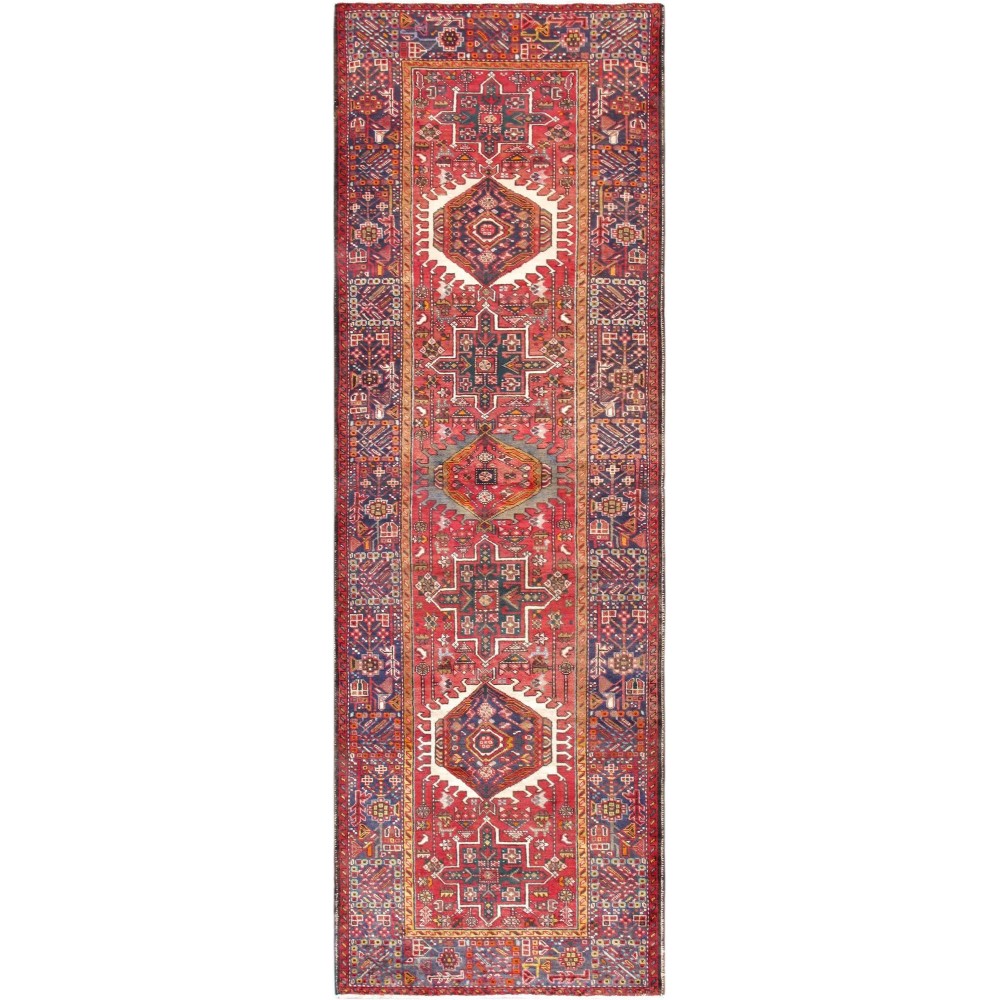 Pasargad Home Vintage Collection Lamb's Wool Runner- 3' 7" X 11' 0" Pasargad Home Vintage Collection Lamb's Wool Runner- 3' 7" X 11' 0"