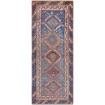 Pasargad Home Vintage Collection Lamb's Wool Runner- 3'11" X 10' 1"