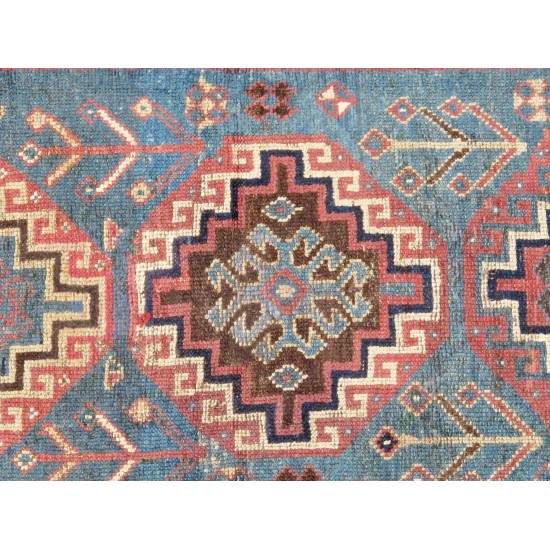 Pasargad Home Vintage Collection Lamb's Wool Runner- 3'11" X 10' 1"