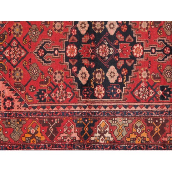 Pasargad Home Vintage Collection Lamb's Wool Area Rug- 4' 0" X 6' 7"