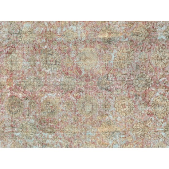 Pasargad Home Overdyes Collection Wool Area Rug- 8' 5" X 11' 5"