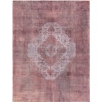 Pasargad Home Overdyes Collection Wool Area Rug- 9' 3" X 12' 4"