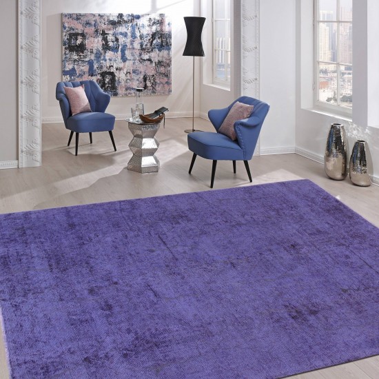 Pasargad Home Overdyes Collection Wool Area Rug- 9' 7" X 10' 4"