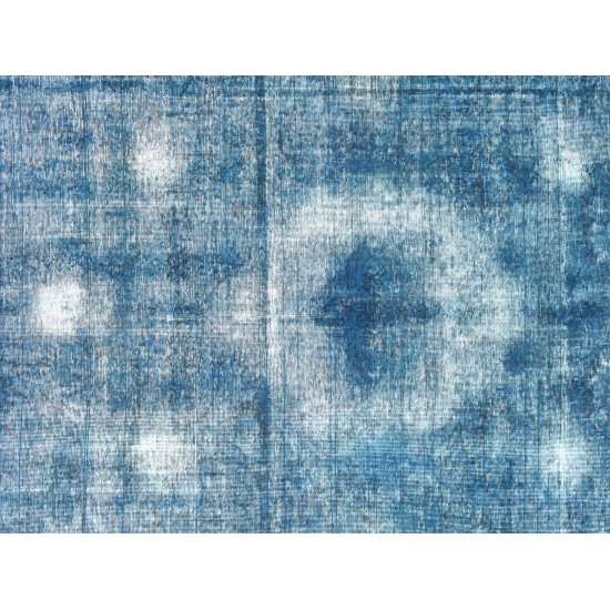 Pasargad Home Overdyes Collection Wool Area Rug- 9'10" X 13' 0"