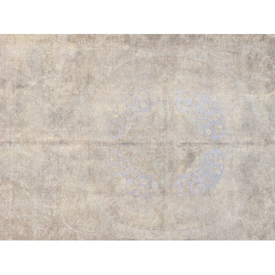 Pasargad Home Overdyes Collection Hand-Knotted Wool Area Rug- 9' 5" X 12' 7"