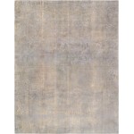 Pasargad Home Overdyes Collection Hand-Knotted Wool Area Rug- 9' 7" X 12' 6"