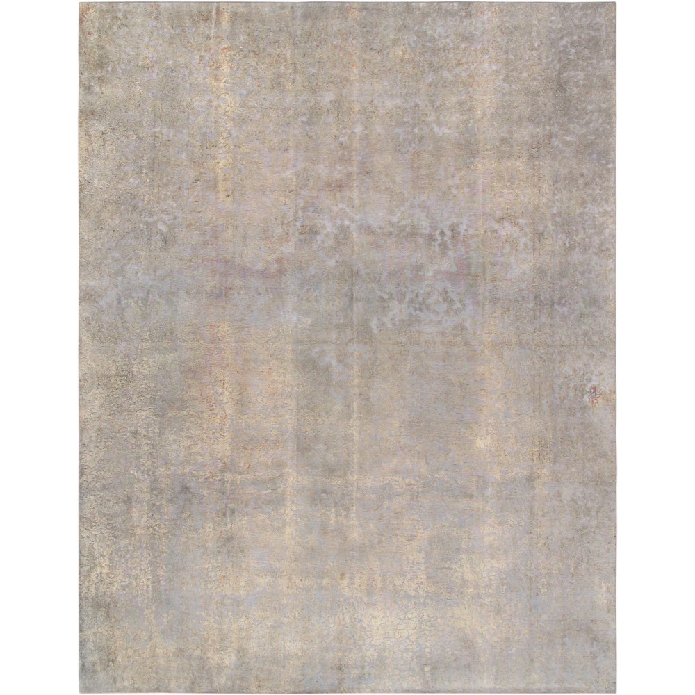 Pasargad Home Overdyes Collection Hand-Knotted Wool Area Rug- 9' 7" X 12' 6"