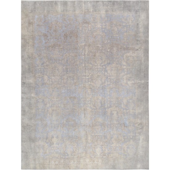 Pasargad Home Overdyes Collection Wool Area Rug- 8' 3" X 11' 0"