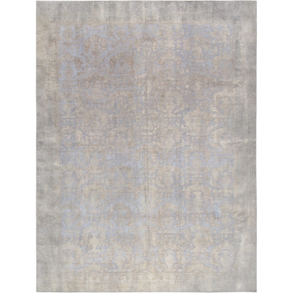 Pasargad Home Overdyes Collection Wool Area Rug- 8' 3" X 11' 0"