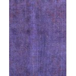 Pasargad Home Vintage Overdye Collection Purple Wool Area Rug- 8' 0" X 10' 6"