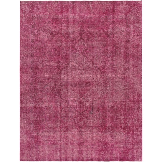 Pasargad Home Overdyes Collection Hand-Knotted Wool Area Rug- 9' 3" X 11' 9"