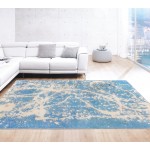 Pasargad Home Overdyes Collection Hand-Knotted Wool Area Rug- 3' 3" X 5' 2"