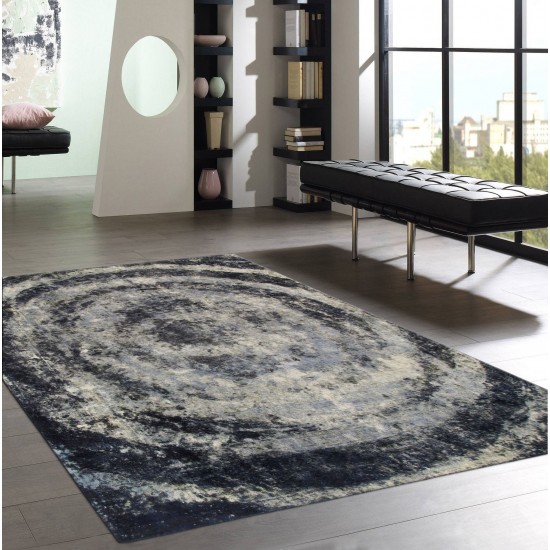 Pasargad Home Overdyes Collection Hand-Knotted Wool Area Rug- 8' 4" X 10' 3"