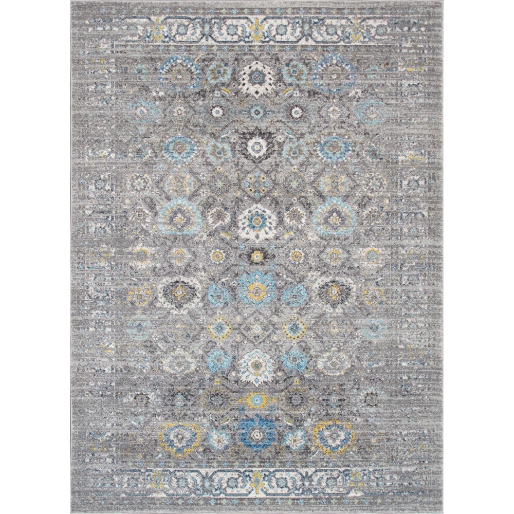 Area Rug Chelsea Power-Loomed Polyesterpropyle Silver 5' 0" X 7' 6"